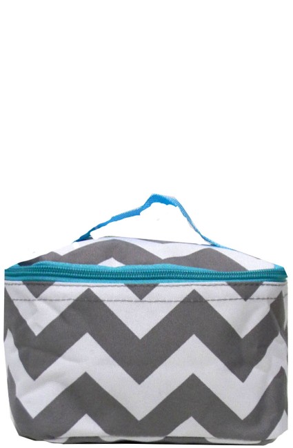 Cosmetic Pouch-ZIB277-AQUA-GRA